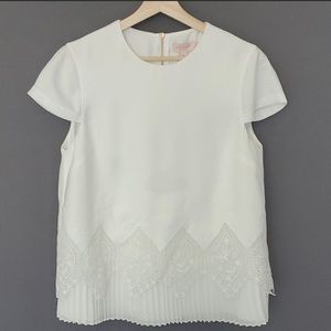 Ted Baker white lace top